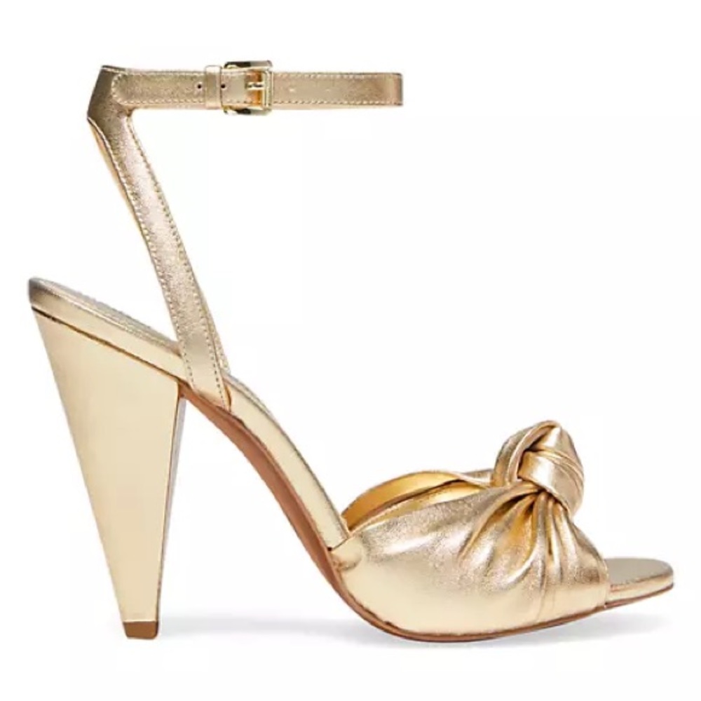 Michael Kors Metallic Leather Sandals